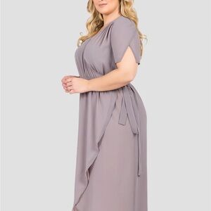 3x ethereal angelic wrap dress